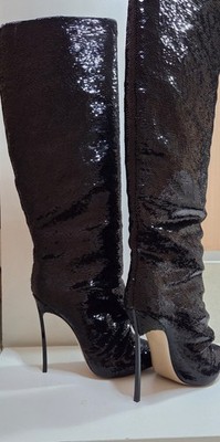Casadei Paillettenstiefel GR. 40