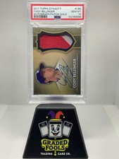 2017 Topps Dynasty - Cody Bellinger - Autograph Patch Gold 3/5 - Rookie - PSA 10