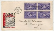 1939 RARE HPS ADDON FDC 1/1 MADE 855 BASEBALL 
