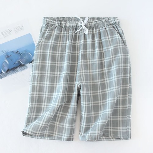 Pantaloncini da pigiama da donna estivi con bottoni casual in