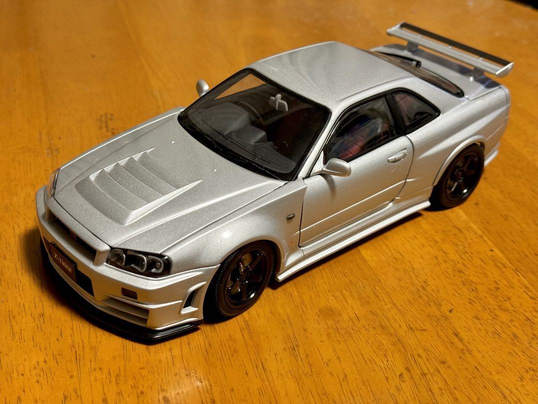 激レア auto art スカイラインGT-R34 Z Tune AUTOart 1/18 ニスモ R34 GT-R Z-tune （Z-tune シルバー）