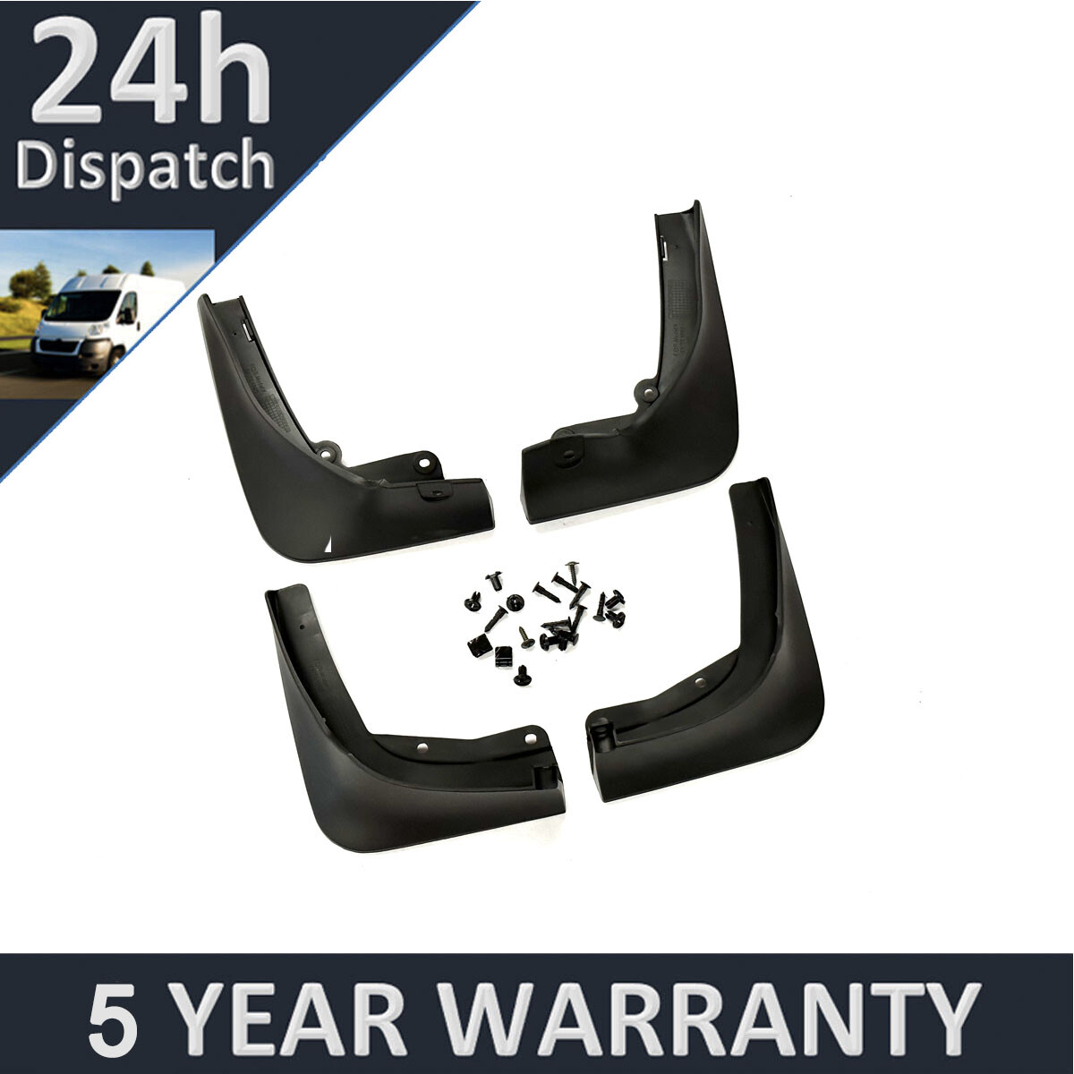 Tailored Mud Flaps Set of 4 For Tesla Model Y Dec 2020- Purevue
