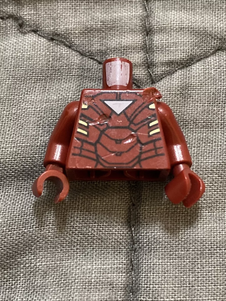 Lego Iron Man Mark 6 Armor sh015 2012 6867 Minifigure Torso Damaged | eBay