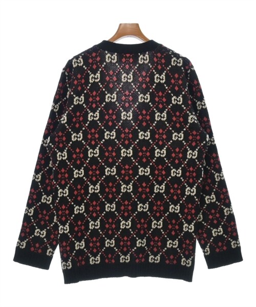 GUCCI Cardigan BlackxRedxWhite(Total pattern) (Approx. M GUCCI Cardigan BlackxRedxWhite(Total pattern) (Approx. M
