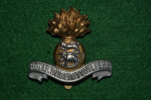 The Royal Dublin Fusiliers WW1 Mützenabzeichen