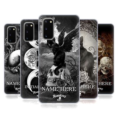 CUSTOM ALCHEMY GOTHIC NAME UND INITIALE SOFT GEL HANDYHÜLLE FÜR SAMSUNG HANDYS 1