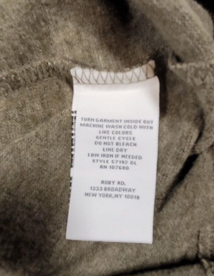 Ruby Road 1/4 Zip Solid Gray Pullover Tunic Women… - image 8