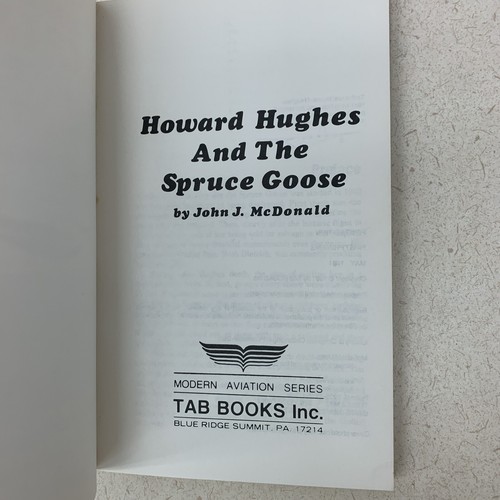 Howard Hughes and the Spruce Goose 1st Edition Modern aviation series Paperback - Picture 3 of 5