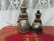 Two Vintage Welsh Lady Metal Bells