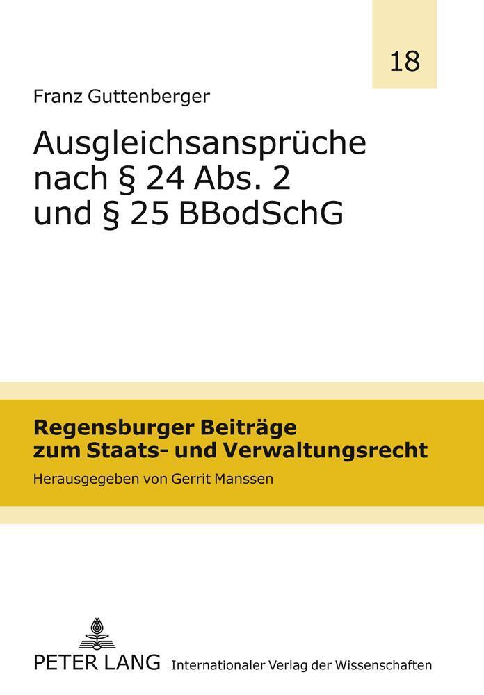 Thumbnail - Franz Guttenberger | Ausgleichsansprüche Nach § 24 Abs. 2 Und § 25