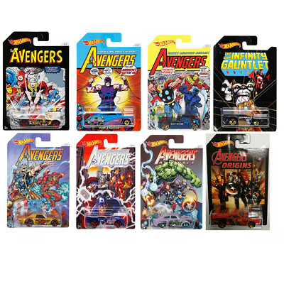 Hot Wheels FKD48 Marvel Avengers 1:55 Scale Diecast Toy Cars | eBay