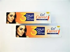 3 Days No Taches Gel Carrot Oil, Shea Butter 30ml Tube, One Week Result (2-PACK)