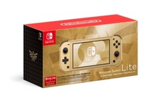 Console Nintendo Switch Lite Legend of Zelda Hyrule Limited Edition Gold - Neuf