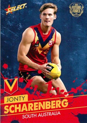 2016 South Australia AFL Select Future Force Rookie Card - Jonty Scharenberg