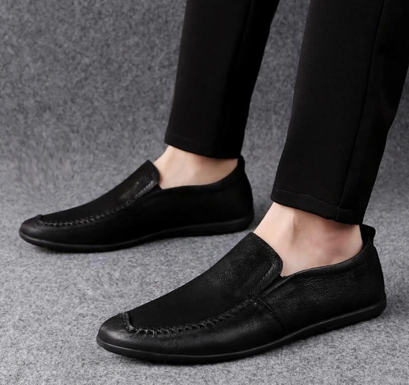 Mens slip on shoes without heel discount