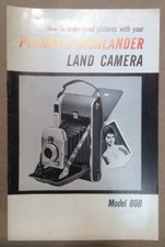 Polaroid Highlander Land Camera Brochure 1950-ish INV-AD18