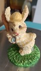 Resin 4" tall Easter Bunny Rabbits~Spring/Summer Home Holiday Decor   — photo 1