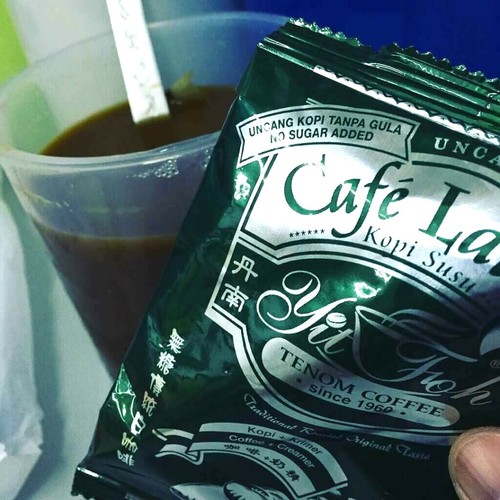 Cafe Latte Instant Tenom With Creamer No Sugar (12 sachets x 20g) x 2 Bags - Picture 2 of 7