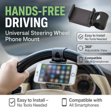 Base Para Poner Sujetar El Telefono En Carro Soporte Celular Movil GPS Coche US