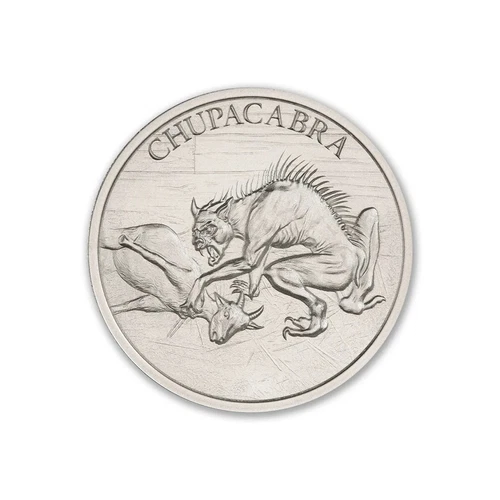 2023 - CHUPACABRA - 1 oz .999 FINE Silver High Relief American Folklore IN STOCK