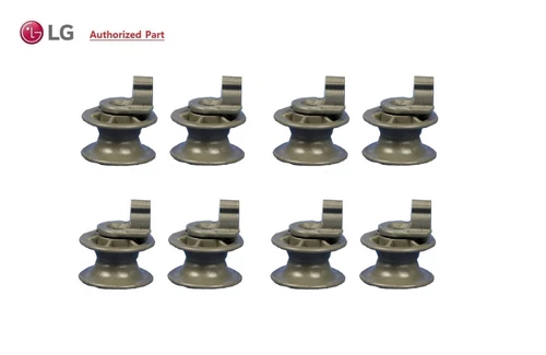 8X 4581DD3002A LG DISHWASHER TOP RACK ROLLER/WHEEL LD-1421W2 LD-1482T4 LD-1482W4 - Picture 1 of 3