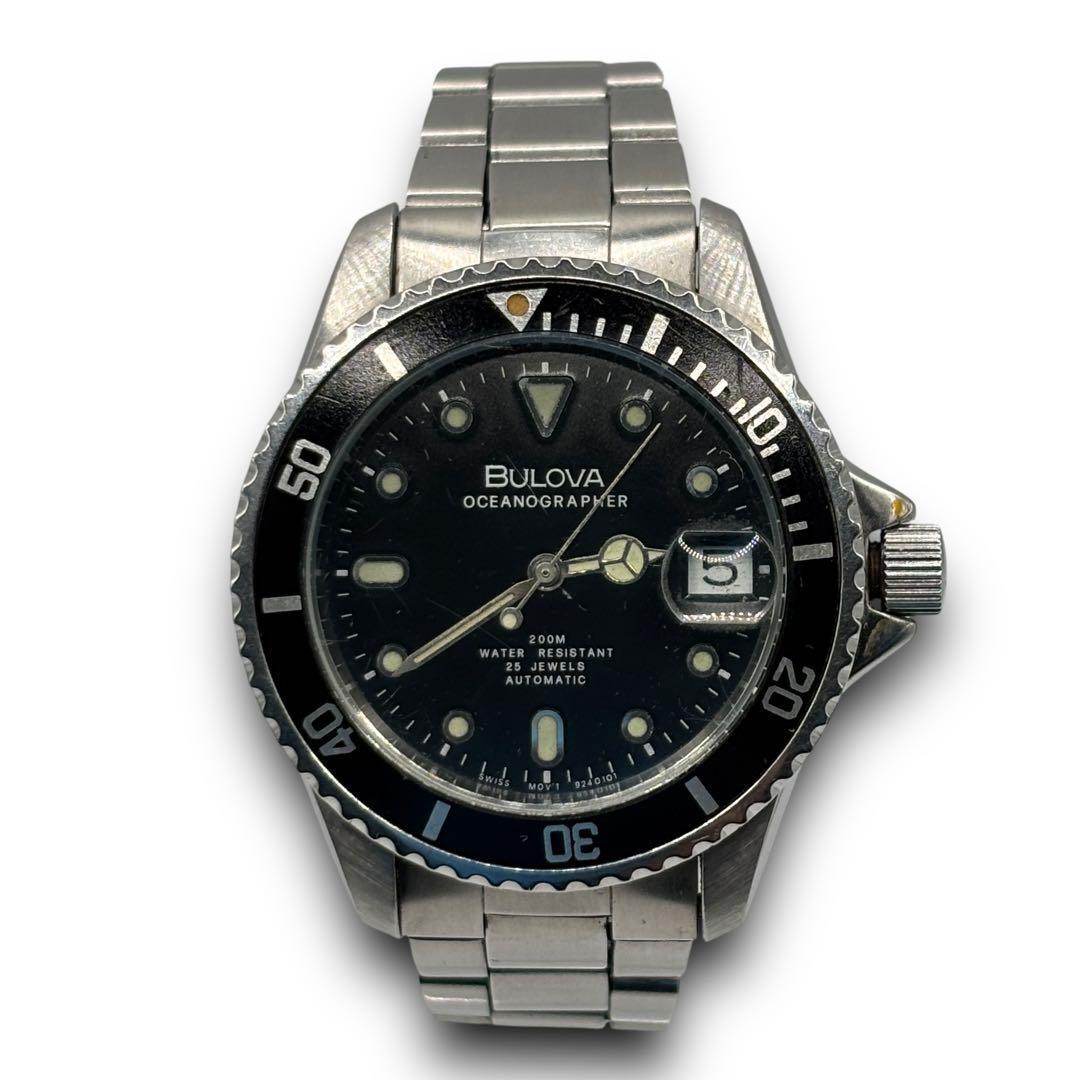 BULOVA OCEANOGRAPHER 25 JEWELS AUTOMATIC WATCH USED FROM BULOVA OCEANOGRAPHER 25 JEWELS AUTOMATIC WATCH USED FROM