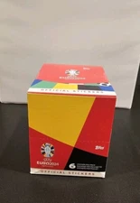 TOPPS EURO 2024 STICKERS SWISS VERSION DISPLAY BOX 100 PACKS UEFA