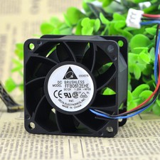 Delta DC Brushless 12V 1.2A 60 60 38mm 3 wire Fan - FFB0612EHE