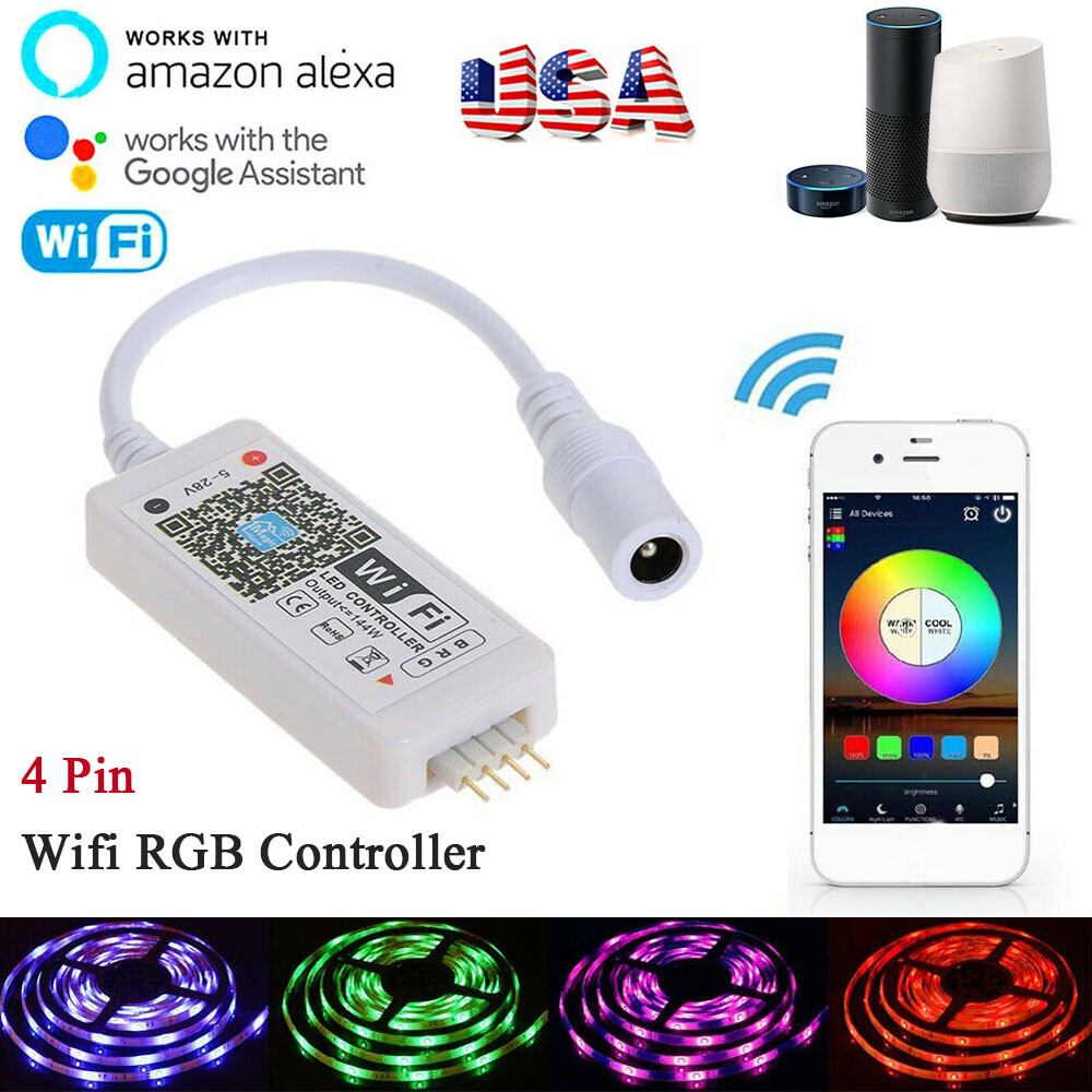 google assistant led controller