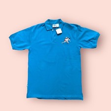 ACME NWT Vintage Taz Shirt Tazmanian Devil Looney Tunes Polo Teal Embroidered