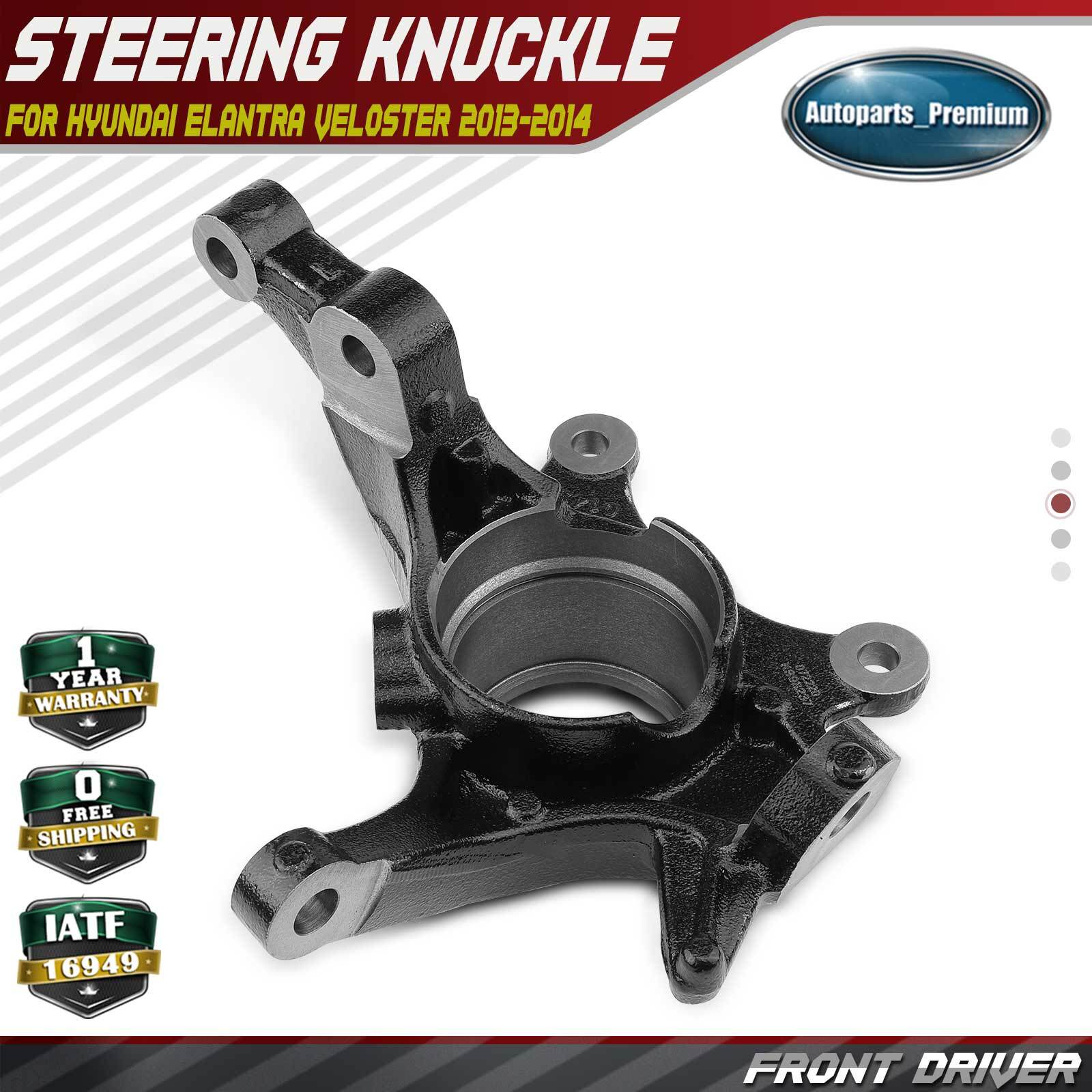 Front Left Driver Steering Knuckle for Hyundai Elantra Elantra GT