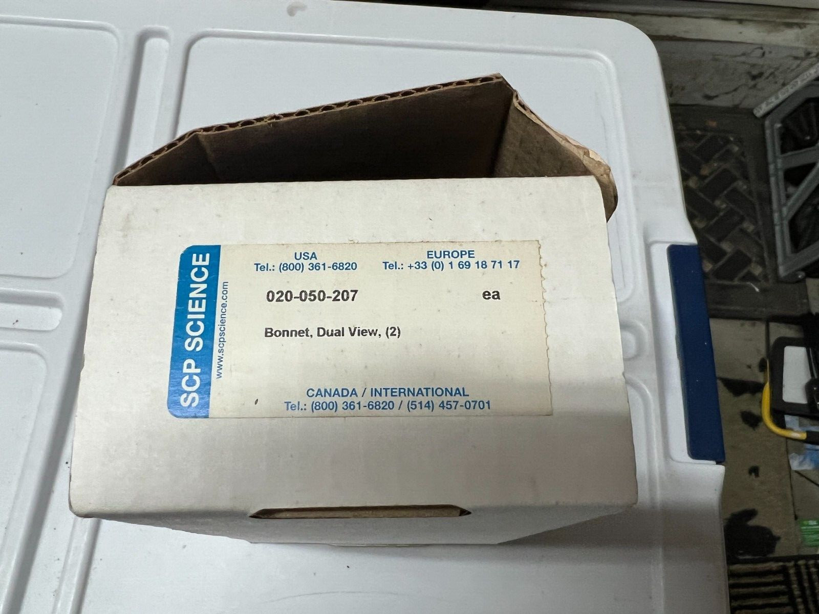 SCP Science Bonnet Dual View 020-050-207 Perkin Elmer N0691664 Set of 4