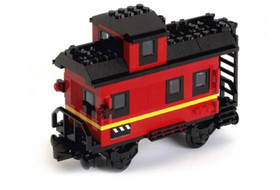Lego Caboose 10014 Train Minifigure Building Set