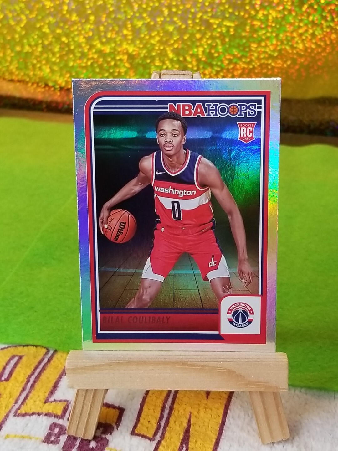 Bilal Coulibaly 2023-24 NBA Hoops Rookie Impulse ULTRA RARE SSP #276 RC Rockets