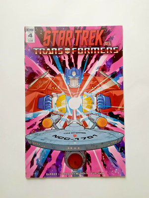 Star Trek Vs Transformers - Issue 4 2018 - Never Read, Semi-Rare