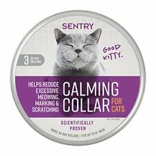 Sentry Industries Calming Collar for Cats 3Ct, Purple  Assorted Sizes 