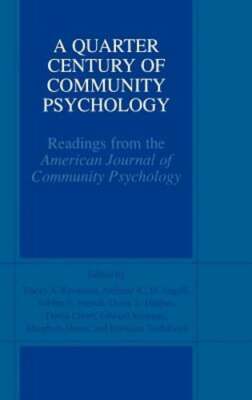 A Quarter Century of Community Psychology: Readings from the American Journal of