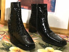gabor delaware crocodile ankle boots