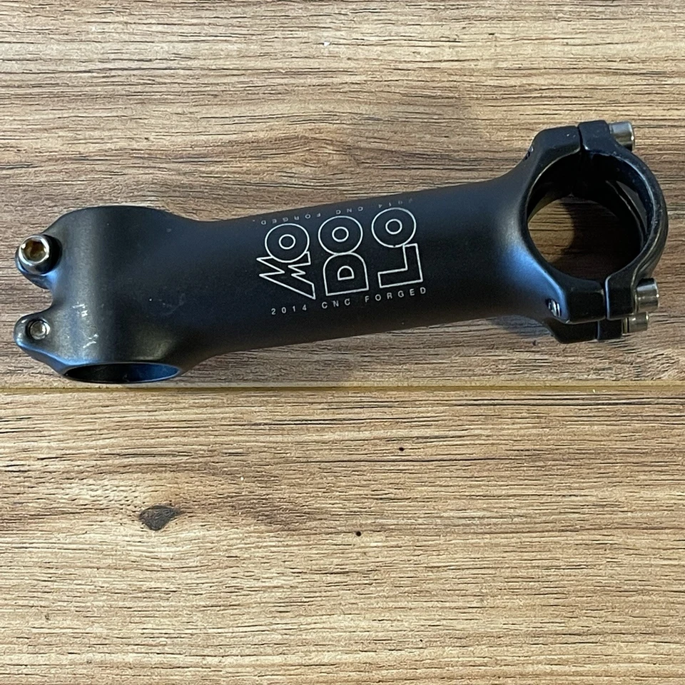 Modolo 1 1/8 Aluminum Road Stem 120mm 6 degree 31.8mm Black 4-Bolt - Image 2 of 4