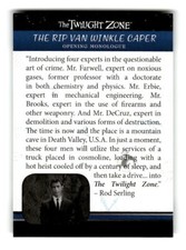 2019 Rittenhouse The Twilight Zone Rod Serling Edition Trading Card #60