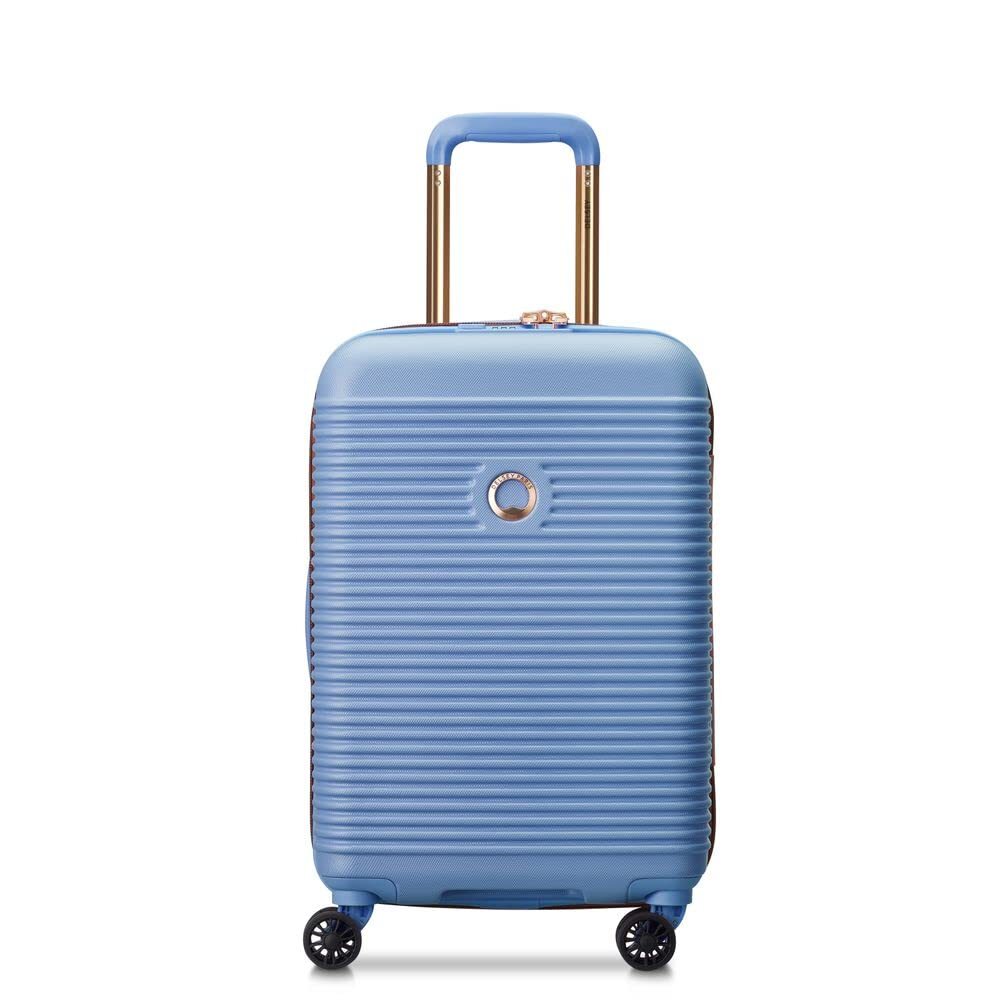 Delsey Freestyle 21 Inch 6lb Lightweight Carry-On Suitcase with TSA Lock in Blue-image