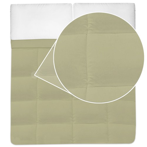 Solid Color Bed Comforter Polyester Fill Microfiber Covering All Sizes - 第 33/47 張圖片