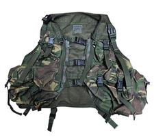 Genuine British Army Issue DPM Woodland Camo Combat Assault Vest Webbing UK