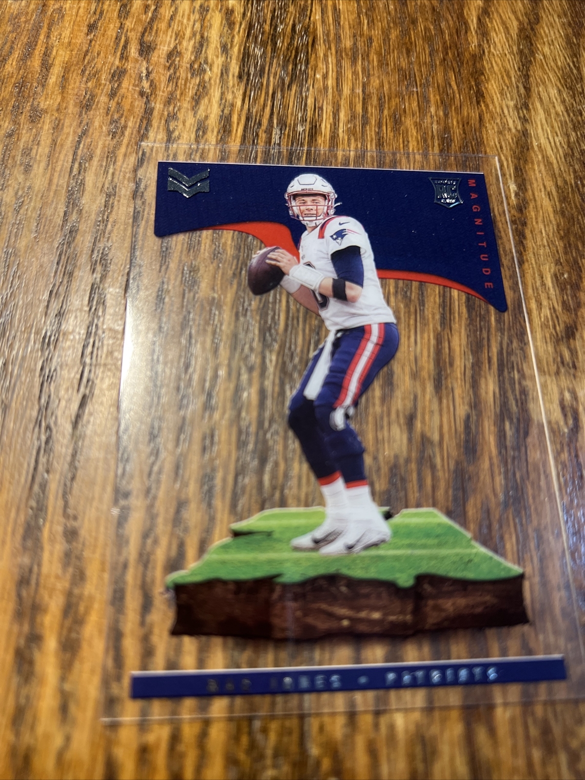 2021 Panini Chronicles Mac Jones RC Magnitude Rookie Patriots Acetate