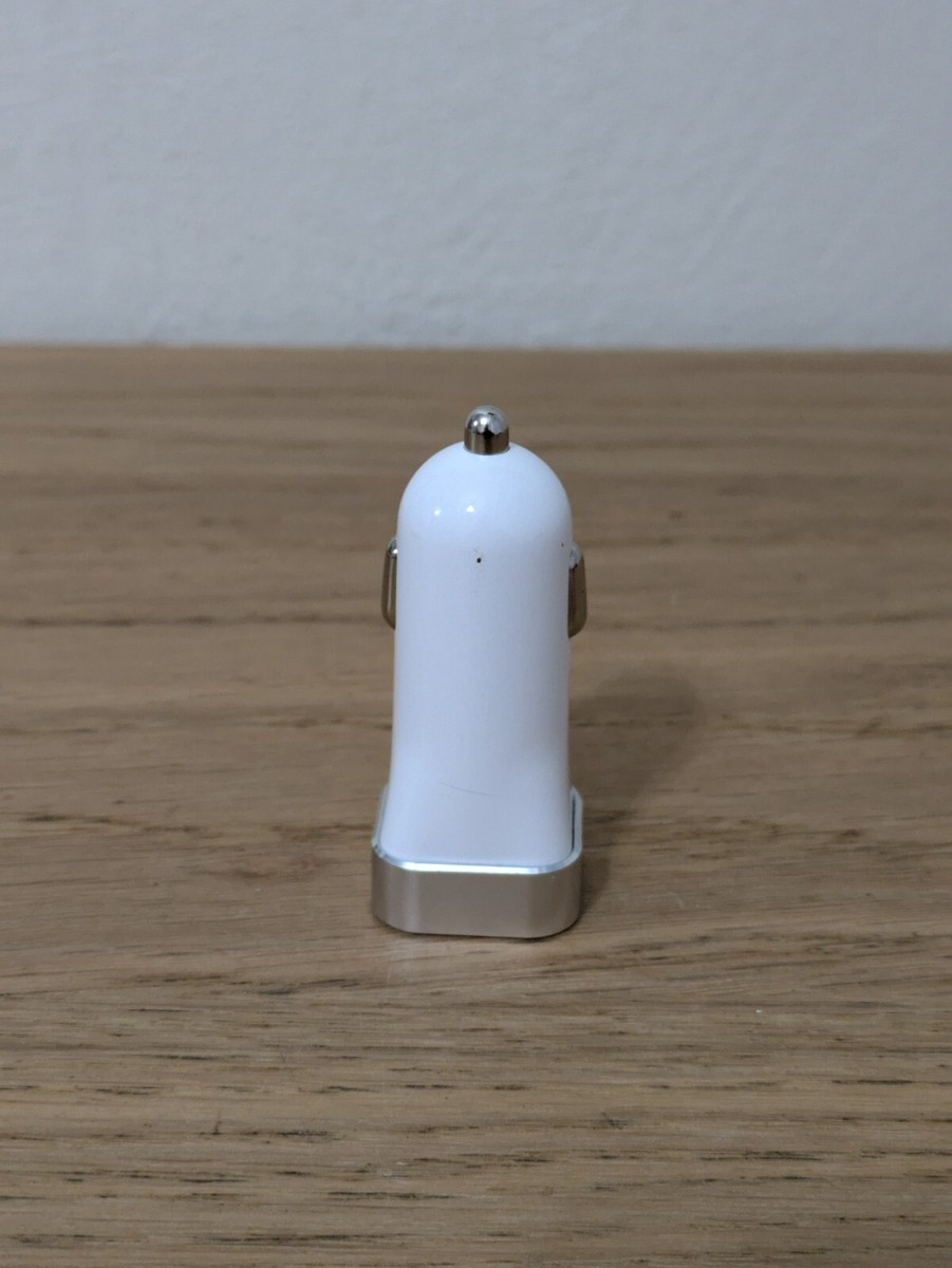 Ubio CHG1020 Dual USB Port Car Charger Silver/Gray