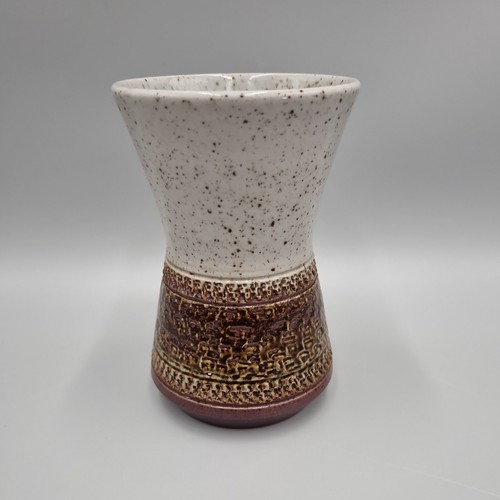 Vintage Purbeck Studio Pottery Waisted Vase, Very Good Condition. - Picture 3 of 10