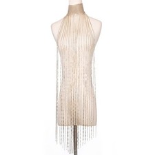 Strass Soutien-gorge harnachement Corps Haut de Chaîne Gilet