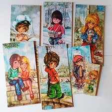 Lot De 7 Cadre POULBOT Annees 70 Vintage