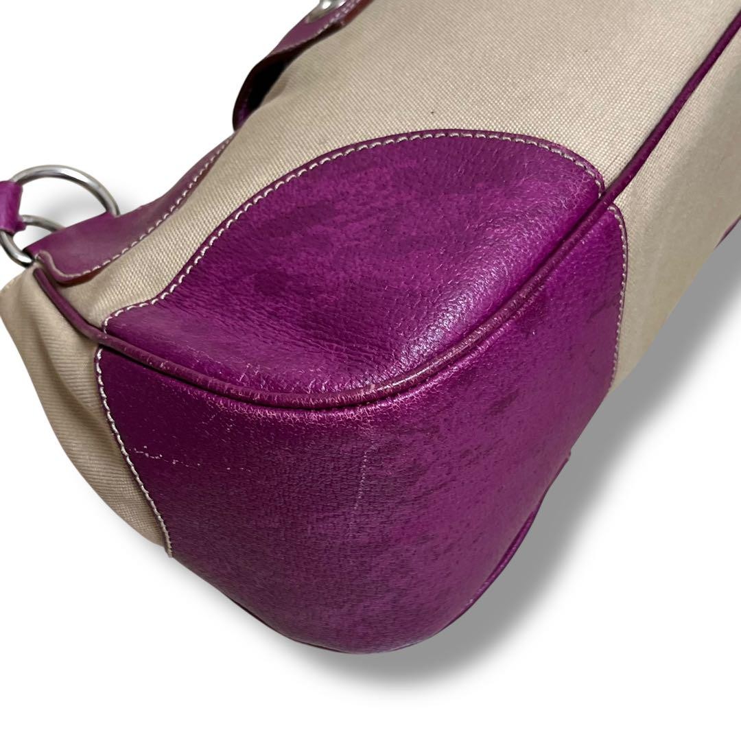 PRADA hand bag with triangular shoulder strap for… - image 13