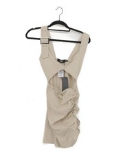 EGO Bodycon Mini Dress UK8 in Tan